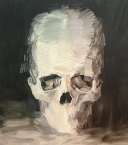 Adam Pyett - Skull (2006) 86.5 x 76.5cm
